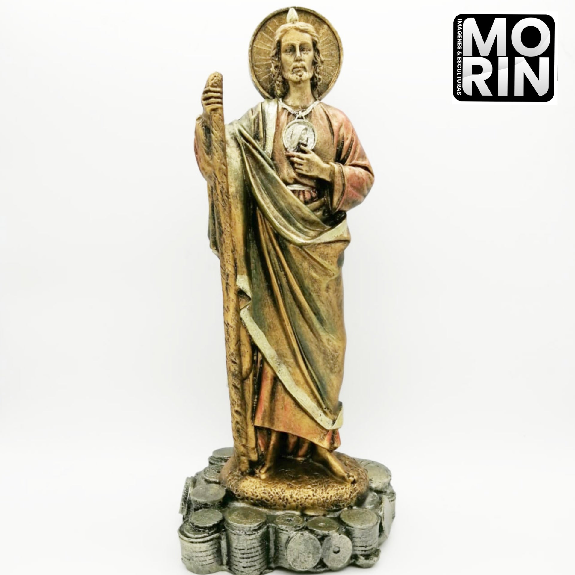 San Judas Tadeo Base Monedas 36cm MorÍn