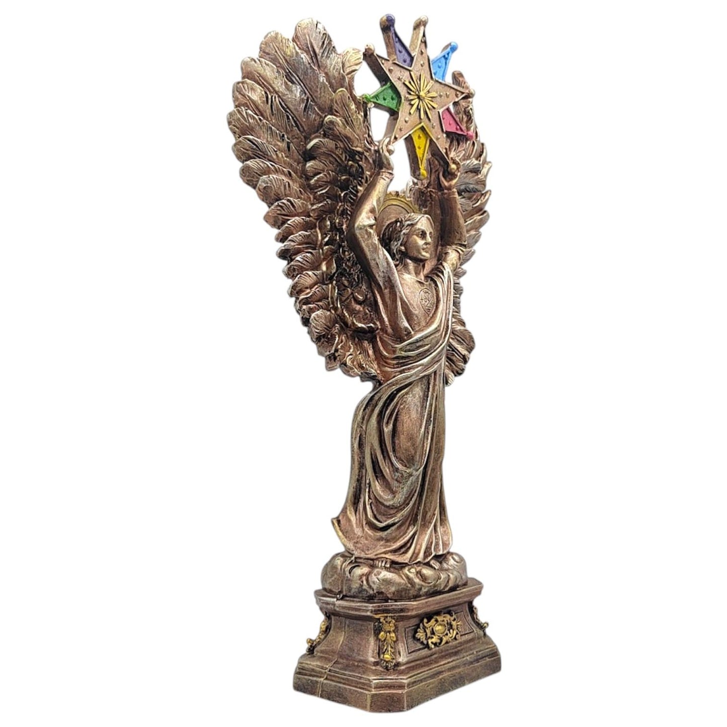 Arcángel Metatrón En Pedestal 35cm