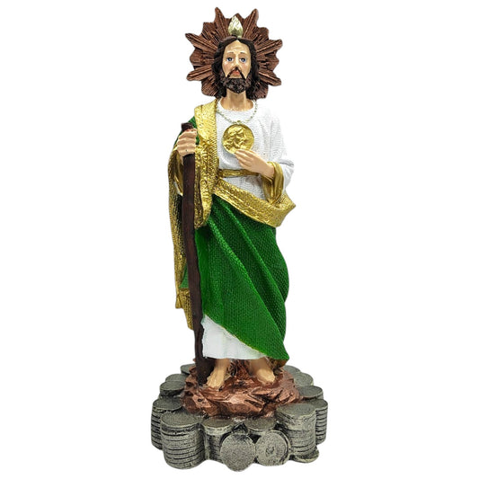 San Judas Tadeo Base Monedas 30cm