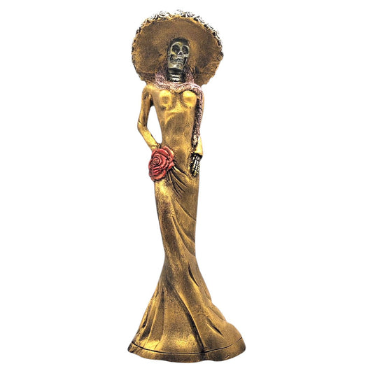 Santa Muerte Glamour (Catrina Con Sombrero) 30cm