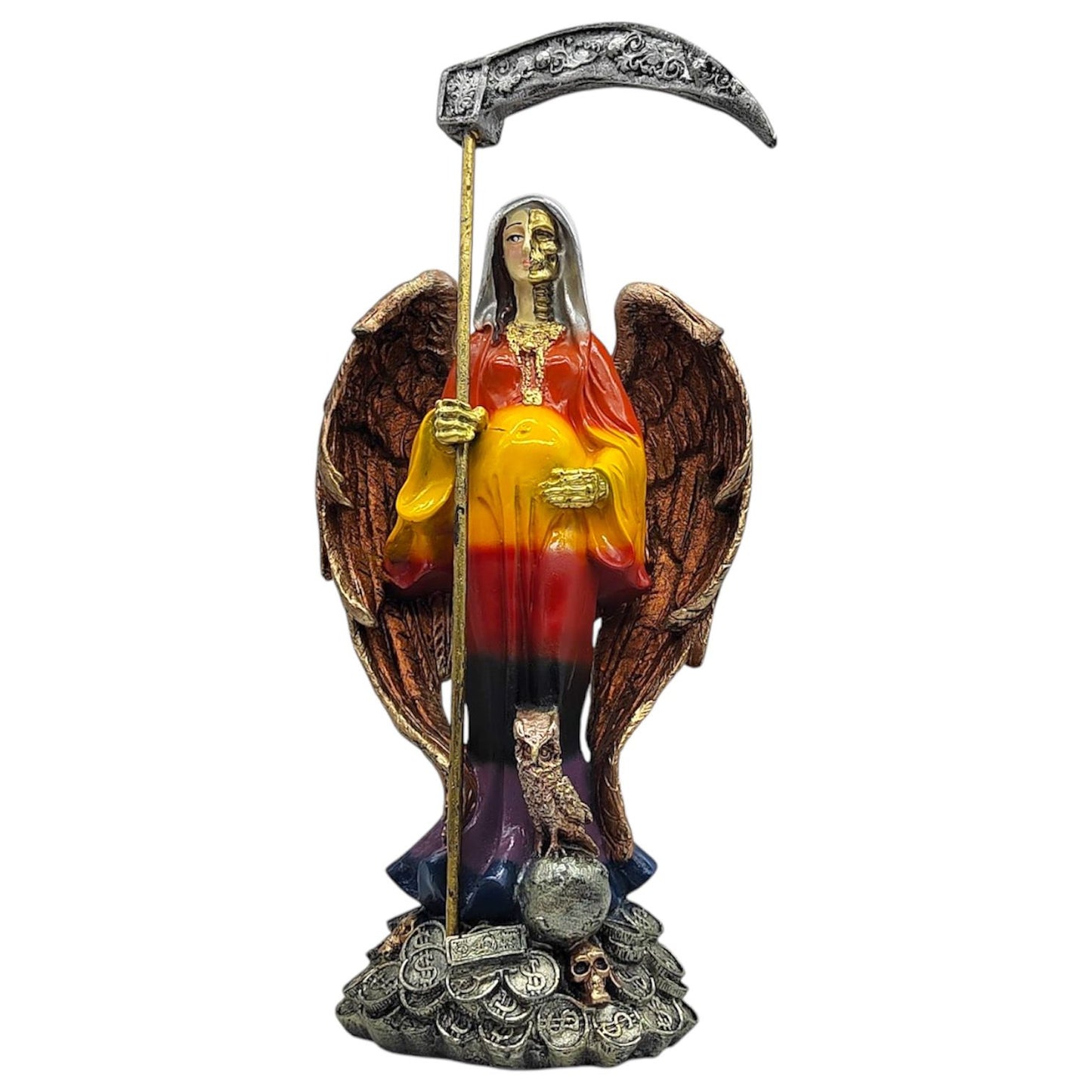 Santa Muerte Reencarnada Y Embarazada 31cm