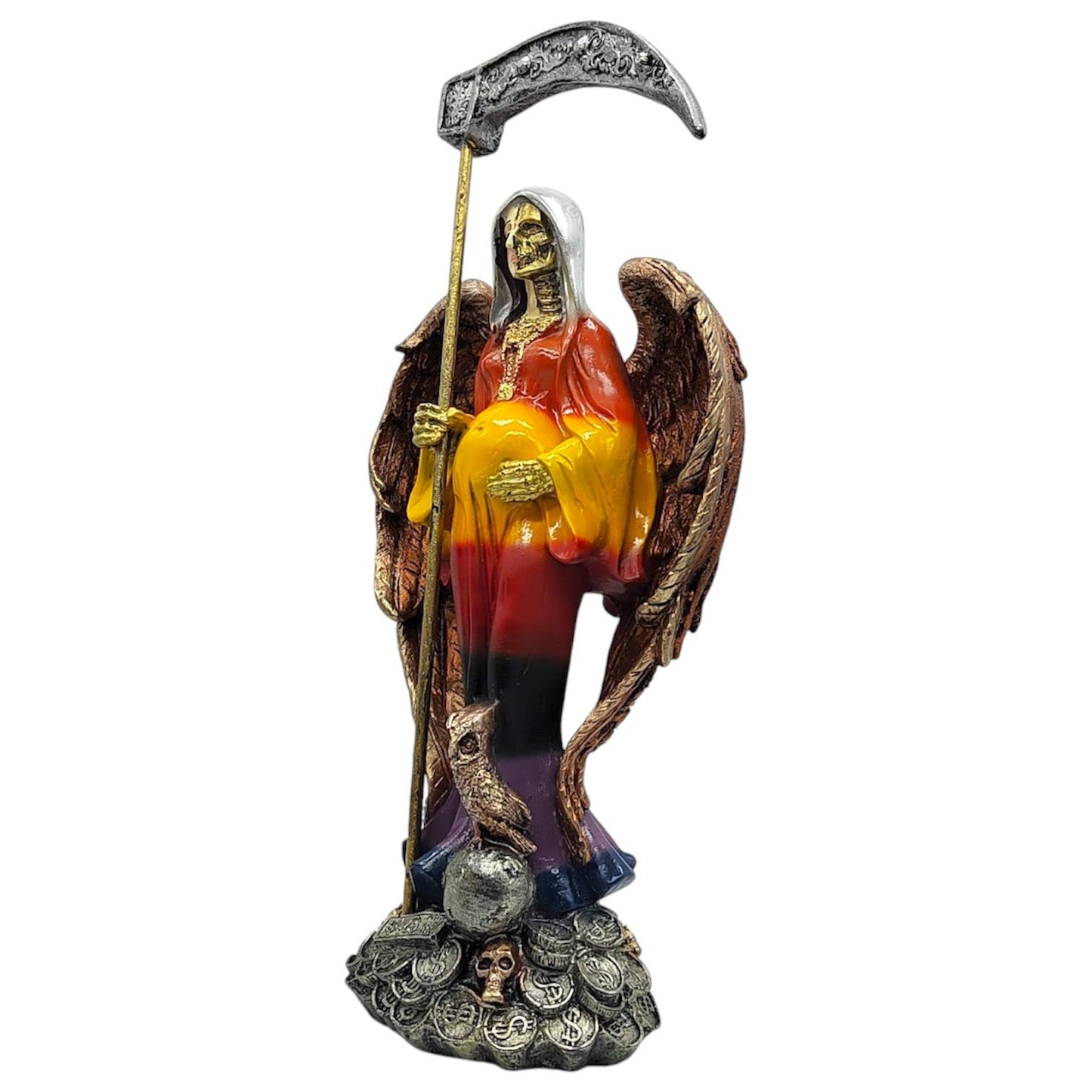 Santa Muerte Reencarnada Y Embarazada 31cm