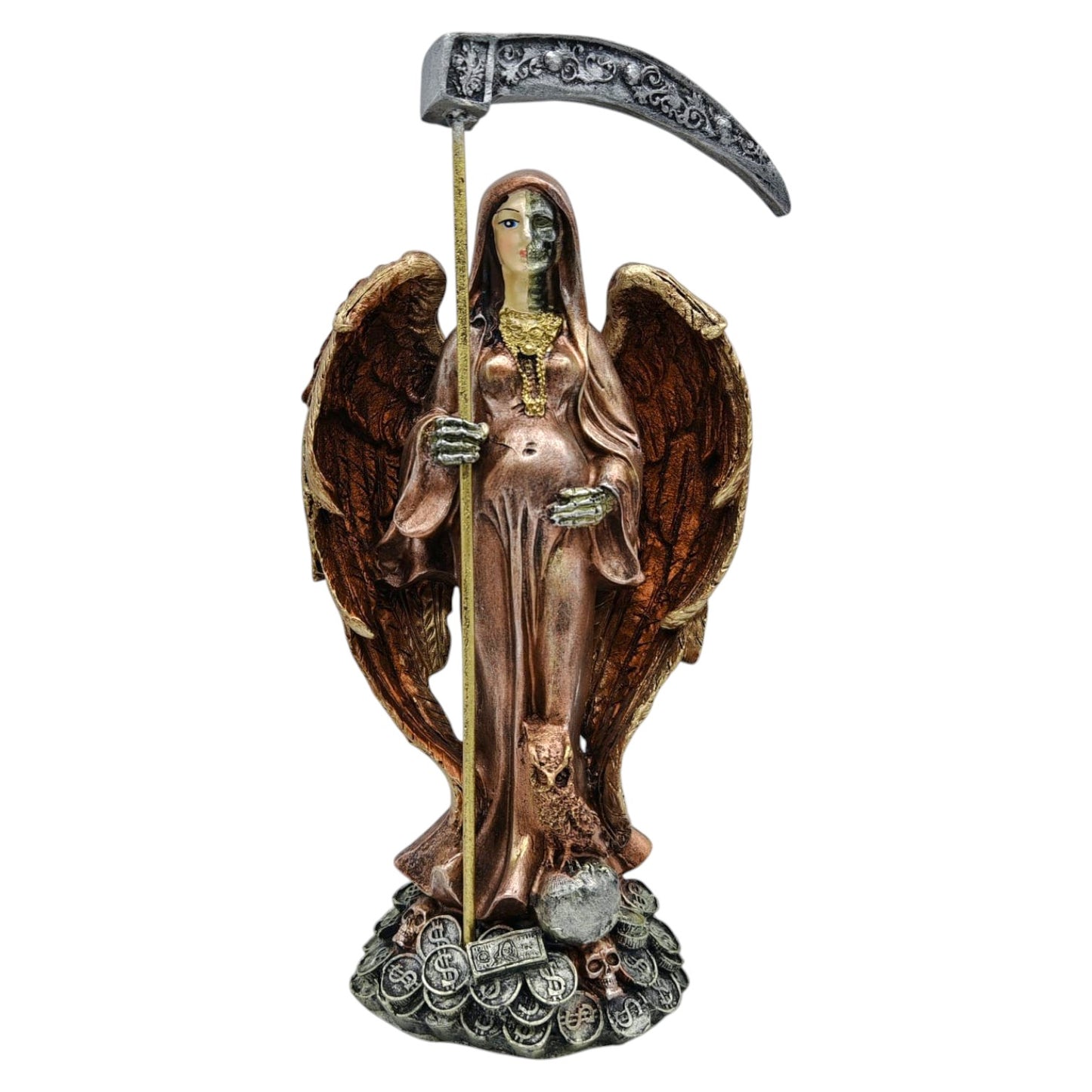 Santa Muerte Reencarnada Y Embarazada 31cm