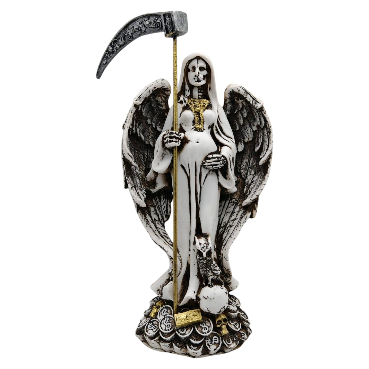 Santa Muerte Reencarnada Y Embarazada 31cm