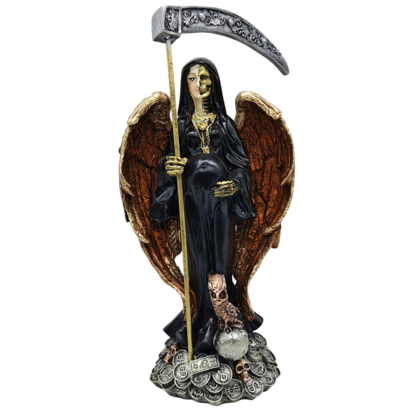 Santa Muerte Reencarnada Y Embarazada 31cm