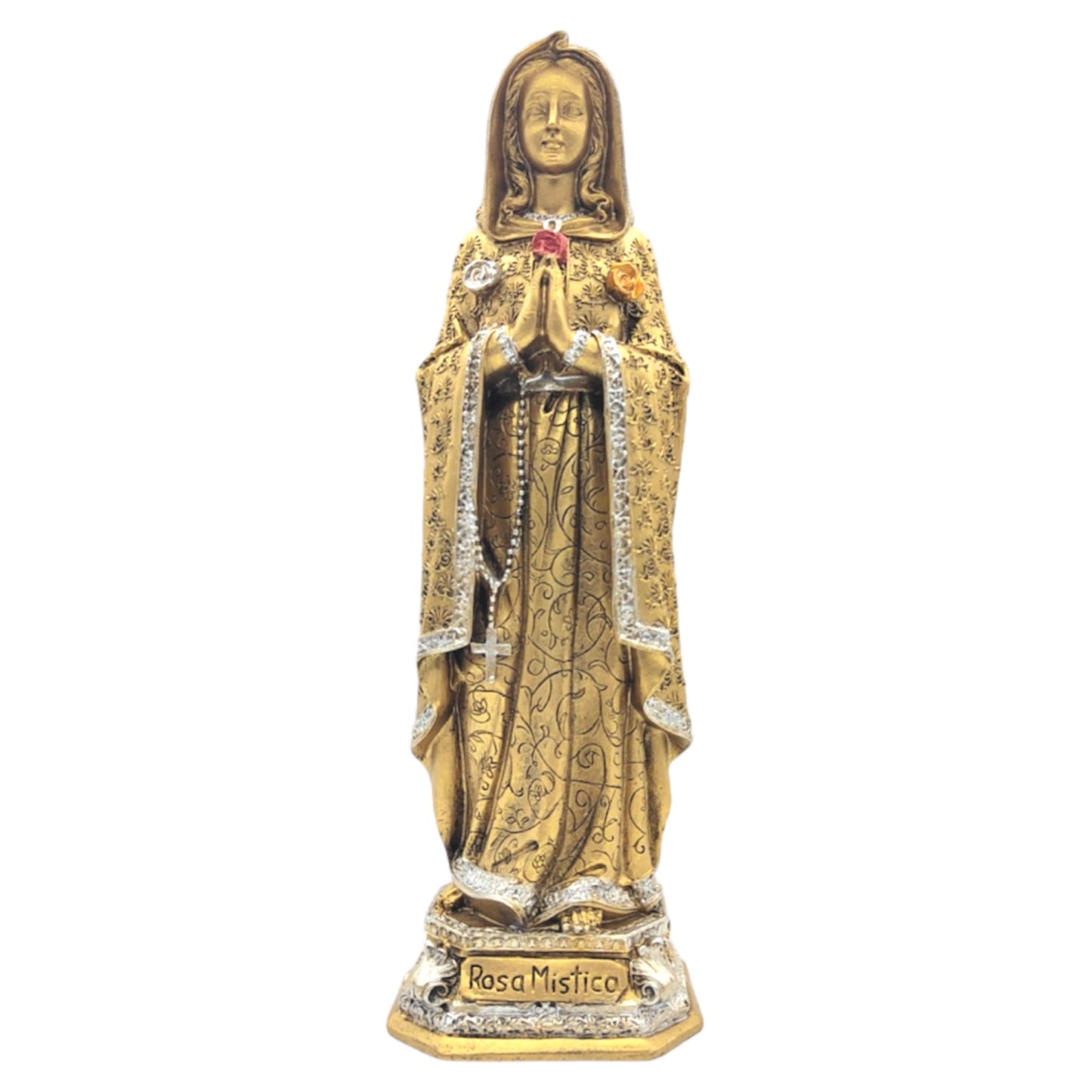 Virgen De La Rosa Mística 30cm