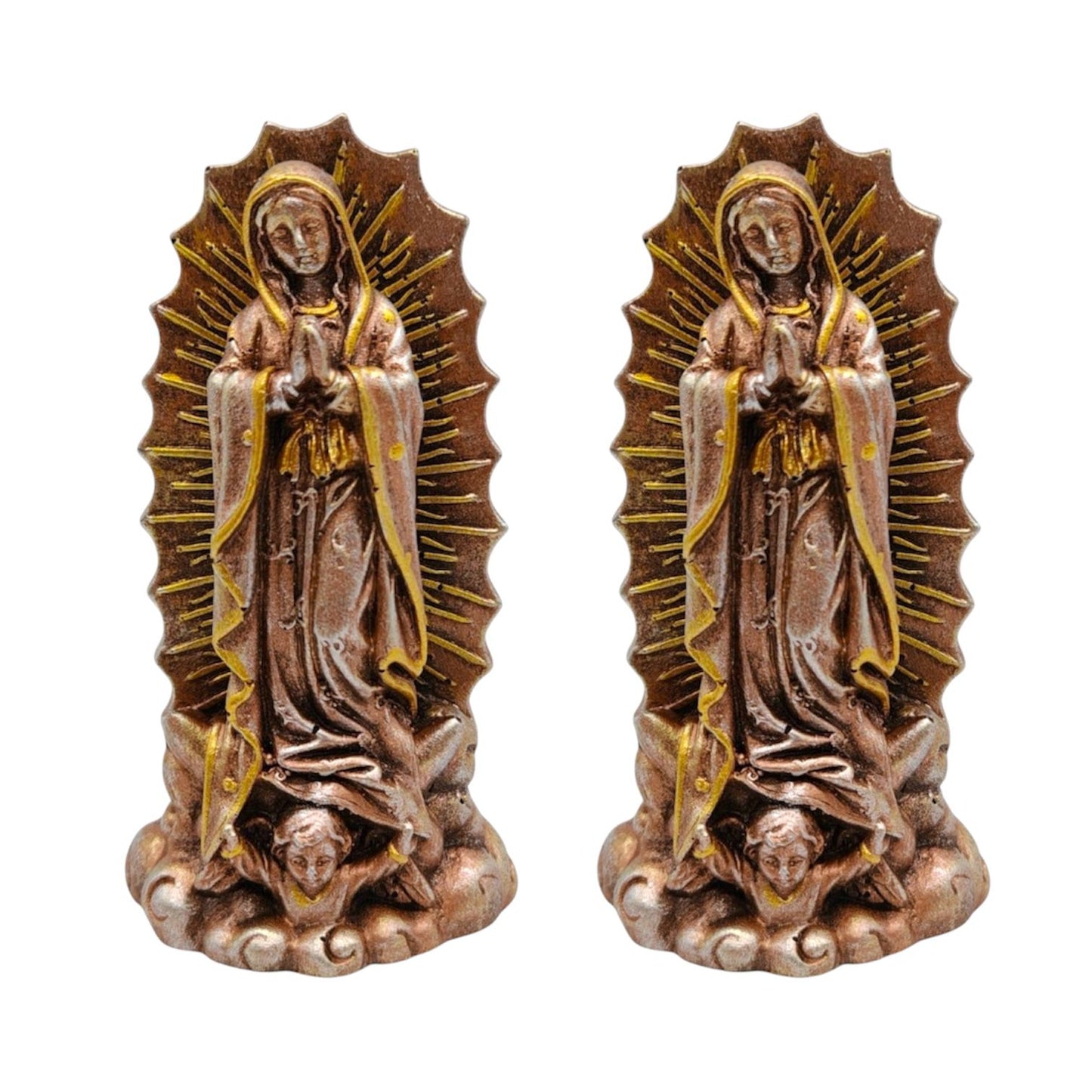 Paquete De Virgen De Guadalupe 13cm (2 piezas)