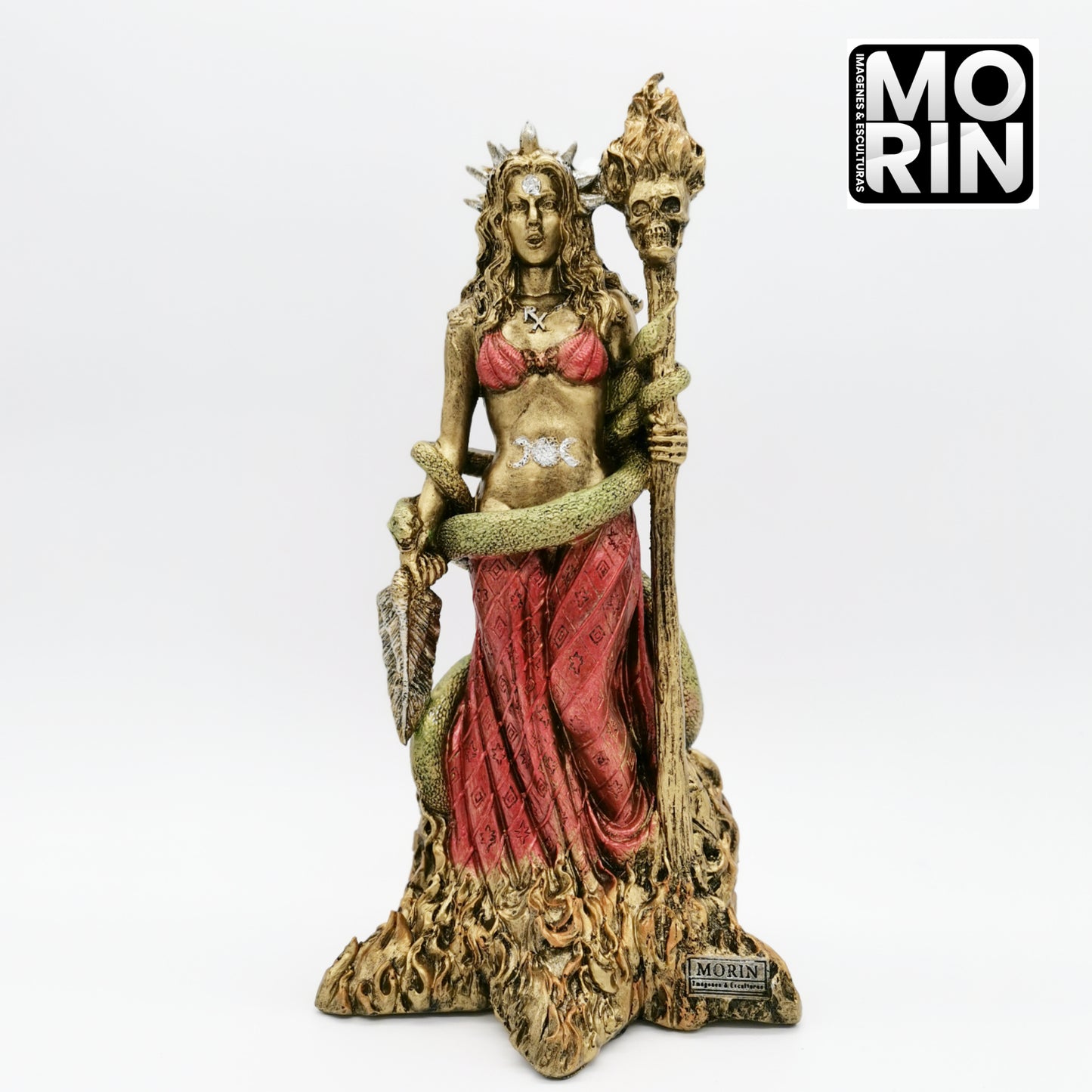 GODDESS HECATE WITH TORCH 27CM